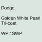 Preview: Dodge, Golden White Pearl Tricoat, WP / SWP.